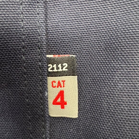 Carhartt 101618 - Flame-Resistant Duck Traditional Coat - Quilt Lined Navy Q4 LG - Picture 13 of 13